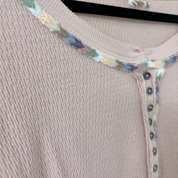 Free People Rainbow Thermal Tee - Picture 4 of 6